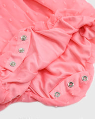 DUCK DUCK GOOSE PINK SLEEVELESS BUBBLE ROMPER