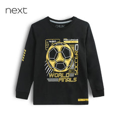 NEXT BACK LONG SLEEVE SOCCER LEAGUE T-SHIRT