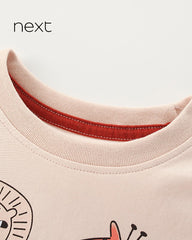 NEXT BASIC COTTON ANIMALS PRINTED T-SHIRT