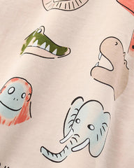 NEXT BASIC COTTON ANIMALS PRINTED T-SHIRT