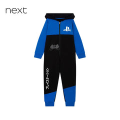 NEXT BLACK & BLUE PLAYSTATION PRINTED OVERALL