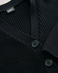 NEXT BLACK COTTON RICH BOXY SCHOOL CARDIGAN