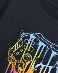 NEXT BLACK GRAFFITTI STYLE SHORT SLEEVE T-SHIRT