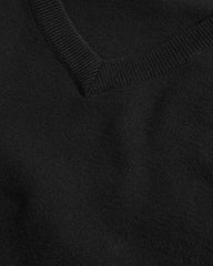NEXT BLACK KNITTED V-NECK SWEATER -1A