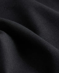 NEXT BLACK OVERSIZED BACK PRINTED T-SHIRT