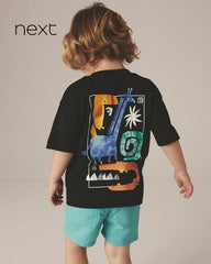 NEXT BLACK PARROT PRINTED T-SHIRT