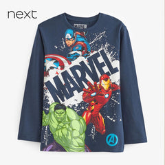 NEXT BLUE MARVEL AVENGERS LONG SLEEVE T-SHIRT