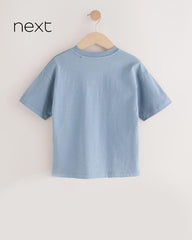 NEXT BLUE TIE DYE RELAXED FIT COOL VIBES T-SHIRT