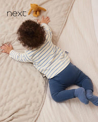 NEXT BLUE WHITE BUNNY TOP WITH LEGGINGS 2 PCS SET