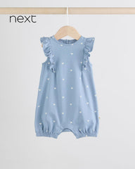 NEXT BLUE HEARTS PRINTED BODY ROMPER