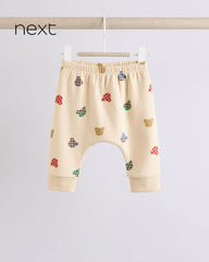 NEXT BRIGHT VARSITY BEAR TOP WITH TROUSER SET