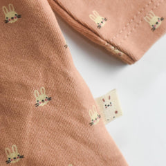 NEXT BROWN BUNNY FRILL COSY TOP