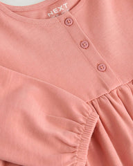 NEXT BUNNY PINK LONG SLEEVE DRESS