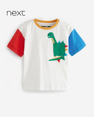NEXT COLORFUL DINO COTTON T-SHIRT
