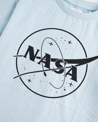 NEXT CYAN NASA LOGO T-SHIRT