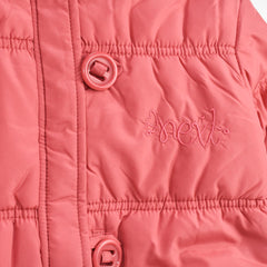 NEXT PINK PUFFER JACKET WITH HOOD