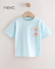 NEXT FULL OF FUN PRINTED SHORT SLEEVE T-SHIRT