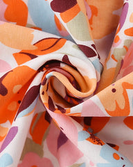 NEXT GIRLS COTTON JERSEY FLORAL DRESS