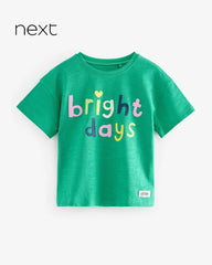 NEXT GREEN BRIGHT DAYS SHORT SLEEVE T-SHIRT
