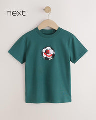 NEXT GREEN REGULAR FIT GRAPHIC PRINT T-SHIRT