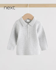 NEXT GREY BABY KNITTED JUMPET