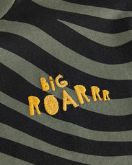 NEXT KHAKI GREEN ANIMAL PRINT SHORT SLEEVE T-SHIRT