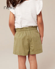 NEXT KHAKI PULL ON GIRLS SHORTS