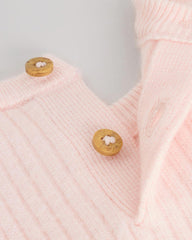 NEXT LIGHT PINK KNITTED RUFFLE DETAILED JUMPER