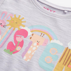 NEXT LILAC LONG SLEEVE SISTER T-SHIRT