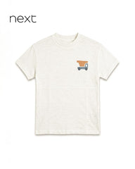 NEXT LITTLE BUILDER SHORT SLEEVE GRAPCHIC T-SHIRT