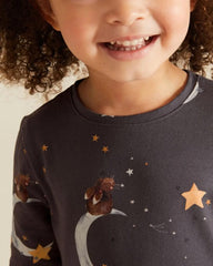 NEXT LONG SLEEVE NIGHT SKY JERSEY DRESS