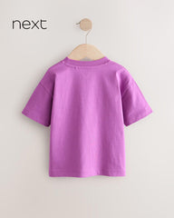 NEXT MAGENTA PINK SHORT SLEEVE SURF'S UP T-SHIRT