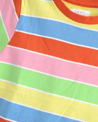 NEXT MULTICOLOR STRIPED T-SHIRT