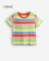 NEXT MULTICOLOR STRIPED T-SHIRT