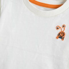 NEXT NATURAL WHITE LONG SLEEVE T-SHIRT