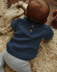 NEXT NAVY KNITTED JUMPER