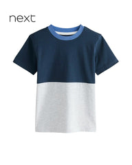 NEXT NAVY REGULAR- FIT T-SHIRT WITH SHORT SET