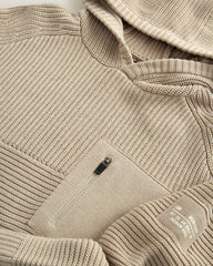 NEXT NEUTRAL UTILITY KNITTED HOODED JUMPER