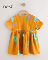 NEXT ORANGE JERSEY SUMMER DRESS