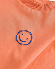 NEXT ORANGE SMILE FACE SHORT SLEEVE T-SHIRT