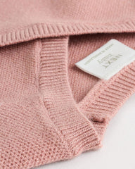 NEXT PINK BABY KNITTED WRAP SWEATER