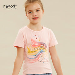 NEXT PINK BRIGHTEN UP MY DAY T-SHIRT