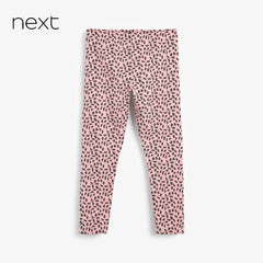 NEXT PINK BRUSHED PATTERNED LEGGING