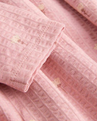 NEXT PINK BUNNY LONG SLEEVE SMBELLISHED DRESS