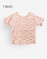 NEXT PINK FLORAL PRINTED TOP
