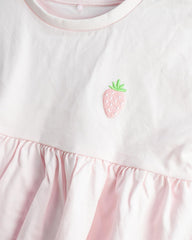 NEXT PINK STRAWBERRY COTTON DRESS