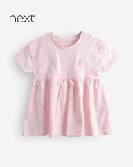 NEXT PINK STRAWBERRY COTTON DRESS