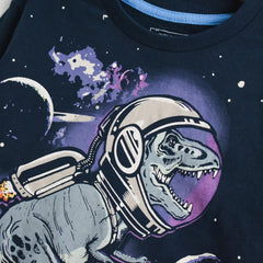 NEXT PURPLE SPACE T-REX LONG SLEEVE T-SHIRT