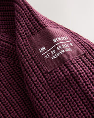NEXT PURPLE UTILITY ZIP NEXT KNITTED JUMPER