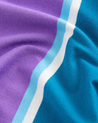 NEXT PURPLE & BLUE STRIPE RELAX FIT T-SHIRT